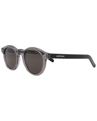 Montblanc Mens Mb0225s 49Mm Sunglasses