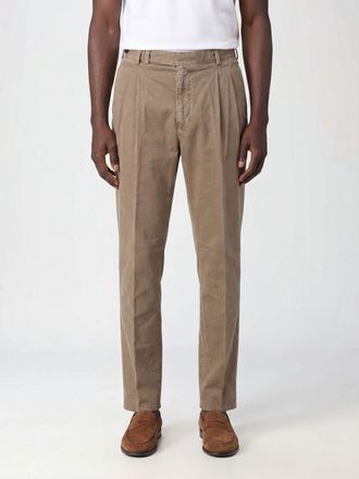 Pantaloni Torino Pantaloni chino slim fit in cotone con chiusura decentrata