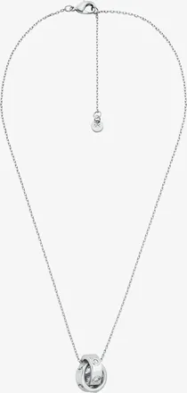 Michael Kors Logo and Cubic Zirconia Necklace