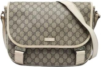 Gucci Borsa Pre-owned Vintage in Tela Crossbody - - Pre-owned - Donna - Beige - ONE SIZE