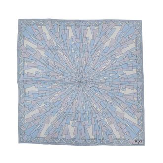 Pucci Foulard Quadrato in Seta - - Accessories - Donna - Blu - ONE SIZE