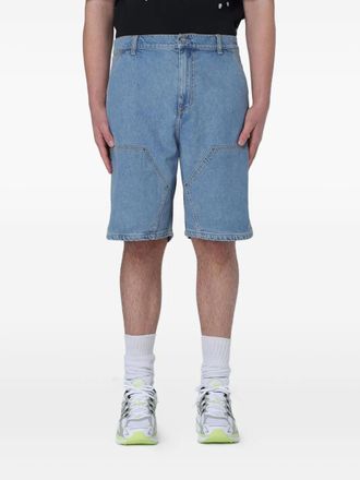 Barrow Shorts denim con tasche - Blu