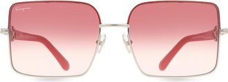 Ferragamo SF 302SL 049 Womens Sunglasses Red Size 60