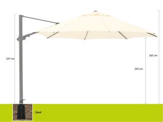 Shadowline Austin zweefparasol &oslash; 350cm