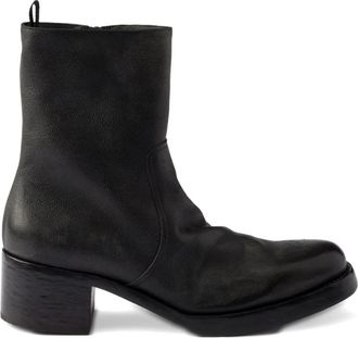 Prada Laarzen met blokhak en rits - Zwart