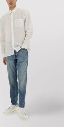 Lacoste embroidered logo shirt pocket