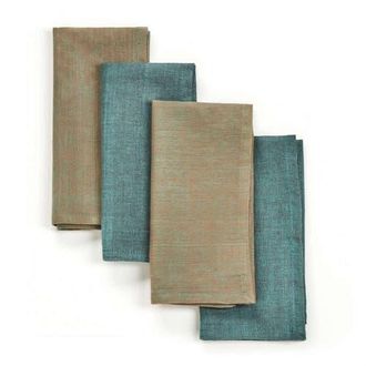 Sustainable Threads Palette Handwoven Cotton Napkins - Set of 4 in Patina at Nordstrom