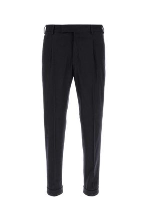 Pantaloni Torino Midnight Blue Pleated Trousers