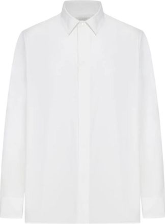 Saint Laurent Cotton Poplin Cassandre Shirt Clothing