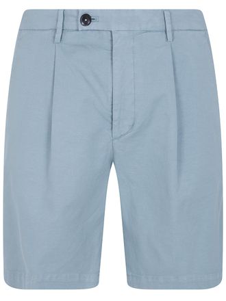 Michael Coal Cotton & Linen Bermuda Trousers