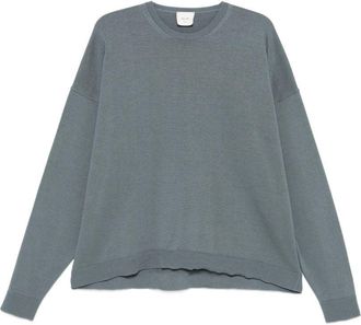 Alysi Baumwollpullover mit Rundhalsausschnitt