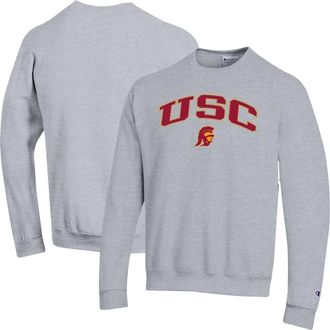 Champion Mens Champion Heather Gray USC Trojans Arch Over Logo Pullover Sweatshirt at Nordstrom, Size Xx-Large