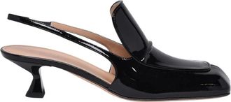 Sportmax Schoenen, Dames, Zwart, 39 EU, Leer, Liuti Chanel Decollete