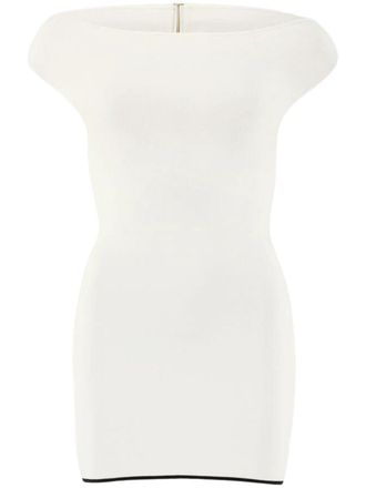 Jacquemus Abito La Mini Robe Maille Noiva - Bianco