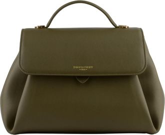 Pourchet S&eacute;vign&eacute; - Dames - Handtassen - Groen - ONE Size - Leer - Tassen