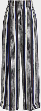 Proenza Schouler Amira Stripe Silk Pants