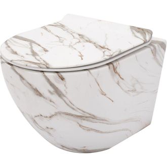 Rea Rea - Taza De Inodoro Wc Carlos Slim Lava Mat
