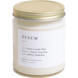 Brooklyn Candle Studio Tulum Jar Candle in White at Nordstrom