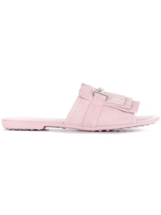 Tod's Sandali con frange - Rosa