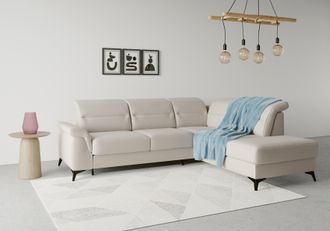 Sit&more Ecksofa &raquo;Sinatra L-Form&laquo; mit Ottomane, optional mit Kopfteilverstellung und Armteilfunktion