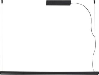 Faro Barcelona Faro Barcelona - Faro Vico L&aacute;mpara Colgante Negra Con Dosel De Superficie De 115 Cm