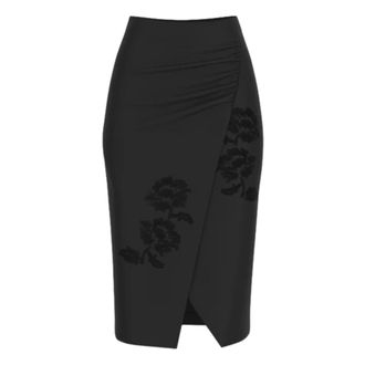 Marciano Dames, Rokken, Zwart, Maat: M Leer