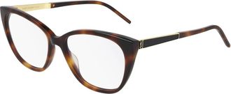 Saint Laurent Havana Brillenmontuur SL M72 - unisex - Brillen - Bruin - 54 MM - Accessoires