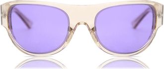 Retro Superfuture REED P0J Mens Sunglasses Brown Size 58