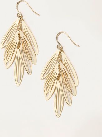 Fat Face FatFace Gold Tone Party Drop Earrings