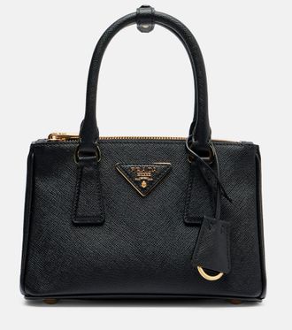 PRADA - プラダ PRADA レザー ハンド バッグ 鞄 黒 ブラック ●241008 プラダ PRADA レザー ハンド バッグ 鞄 黒 ブラック ○241008