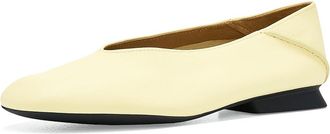 Camper Casi Myra Womens Dress Flat Shoes Lite Pastel Yellow : EU 40 (US Womens 10) B - Medium, Leather