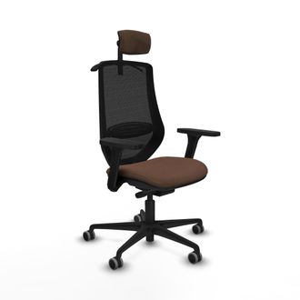 Piqueras y Crespo Piqueras Y Crespo Mardos Traslack Bali Silla De Oficina Negro Marr&oacute;n