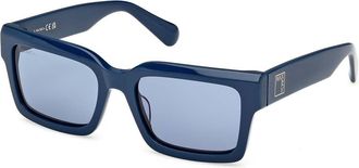 Max & Co. MO0132 90V Womens Sunglasses Blue Size 53