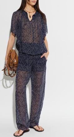 Isabel Marant Top Neslya, Womens, Navy Blue