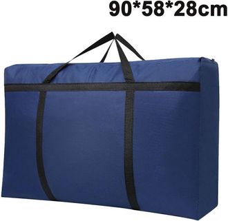 OEM Bolsa De Almacenamiento Grande De 150 L Con Cremallera Para Edredones, Bolsa De Almacenamiento Plegable Para Ropa Con Asa Reforzada, Bolsa De Almacena