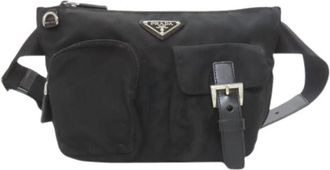 Prada Pre-owned Belt Bags, female, Black, Size: ONE SIZE Pre-owned Sling bag