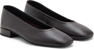 Mango Square Toe Pump in Chocolate at Nordstrom, Size 7.5Us