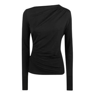 Patrizia Pepe Maglia a Maniche Lunghe - - Tops - Donna - Nero - XS