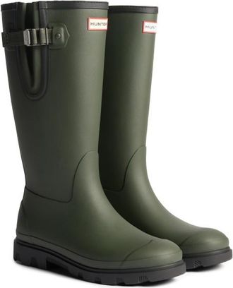 Hunter Field Downpour Adjustable Boot Neo Line Gummistiefel - Unisex | oliv