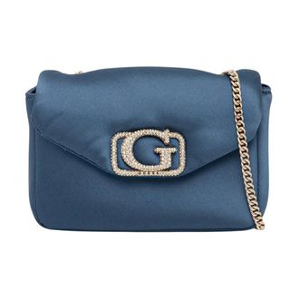 Guess Tassen, Dames, Blauw, ONE Size, Polyester, Prue Small Crossbody Tas
