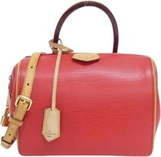 Louis Vuitton Pre-owned Handbags, female, Red, Size: ONE SIZE Pre-owned Leather Handbag