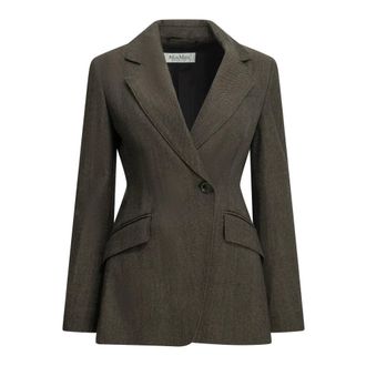 Max Mara MXM Neutro Blazer - Dames - Jassen - Zwart - Maat: XS Wol