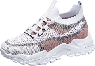 Generic Womens Orthopedic Running Trainers Womens Wide Fit Plantar Fasciitis Shoes Womens Shoes Ethnic Casual Summer Fashion Hollow Breathable Flat Heel Soft 