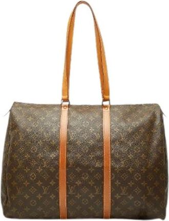 Louis Vuitton Pre-owned Monogram Tote Bag - Dames - Vintage Shopper - Bruin - ONE Size - Leer - Vintage