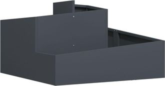 vidaXL Vidaxl - Garden Planter Anthracite 80 x 80 x 50 cm Cold-rolled steel