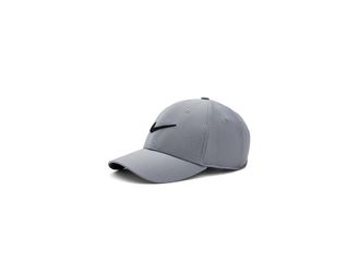Nike Dri-FIT Club Structured Swoosh Cap Baseball Caps Smoke Grey/Black : SM/MD, Polyester/Spandex