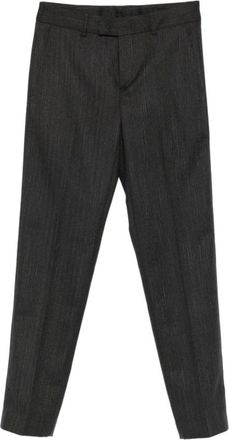 Liu Jo Dames, Broeken, Grijs, Maat: L Leer