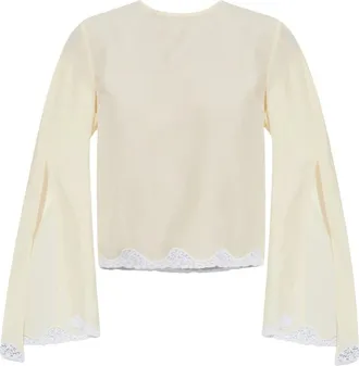 Poss&eacute; Posse, Dames, Blouses & Shirts, Geel, Maat: S Katoen
