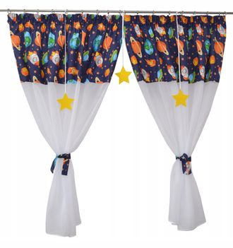 OEM Tienda De Campa&ntilde;a Infantil Con Planetas Y Cohetes Espaciales, 400 X 160 Cm, Con Colgantes En Forma De Estrella