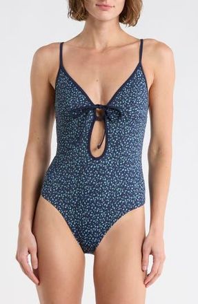 Onia Soleil One-Piece Swimsuit in Deep Navy at Nordstrom Rack, Size Xx-Large